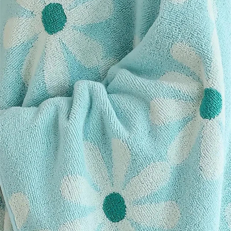 Cute Flower Pure Cotton Towels Soft Face Kids Towel  Towel Adult Bath Absorbent Household Towels Creative Femininity