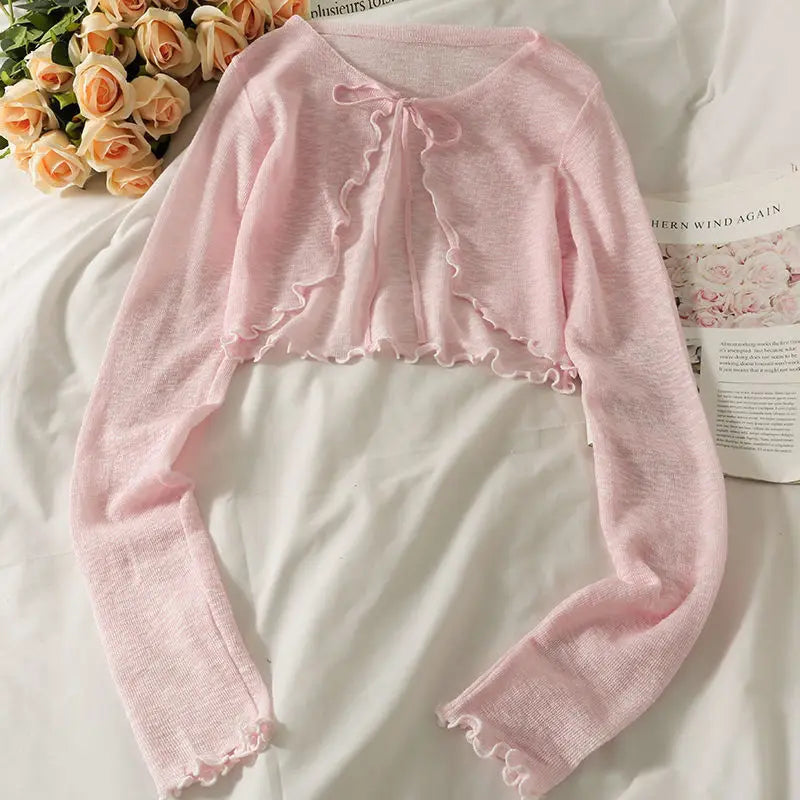 Soft Knitted Bolero Cardigan