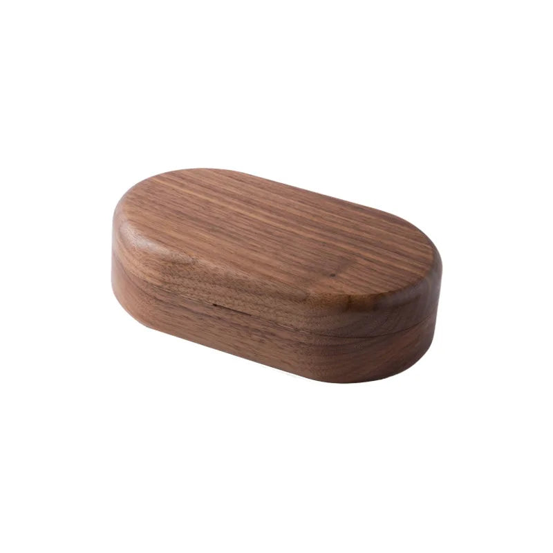 Oval Mini Wooden Jewellery Box