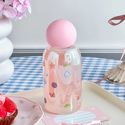 Whimsy Glass Mini Water Bottles