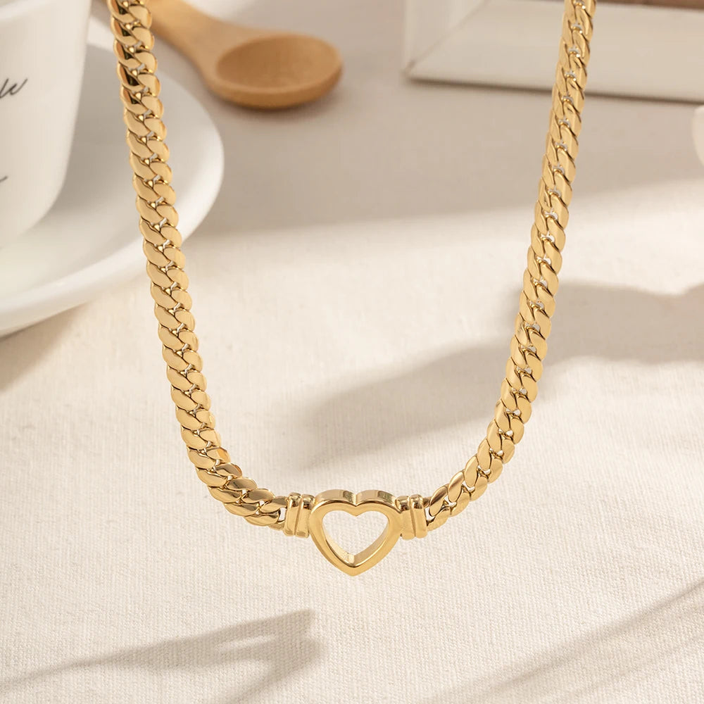 Love Heart Chain Necklace