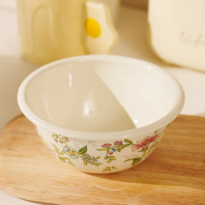 Vintage Floral Baking Bowl