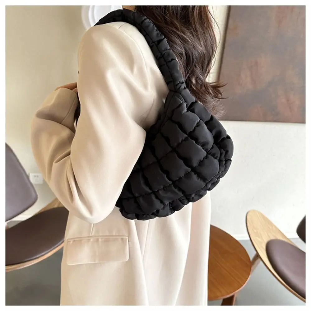 Mini Quilted Puffer Handbag - All Colours