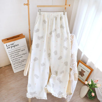 Sweet Floral Cotton Pyjamas Bottoms