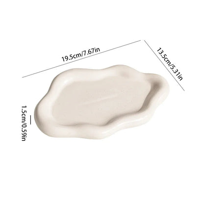 Cloud Shape Wavy Jewellery Tray