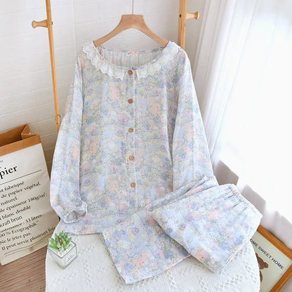 Coquette Lace Ruffle Pyjamas