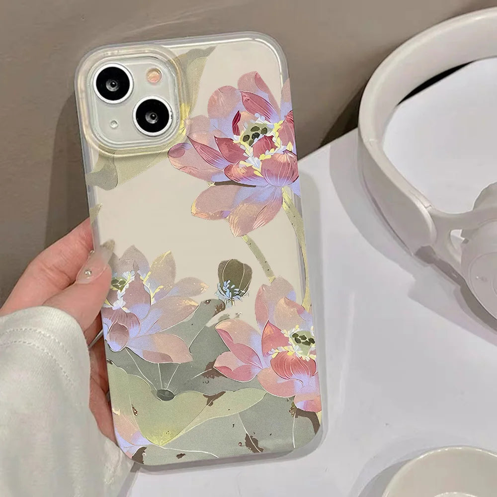 cute transparent phone cover