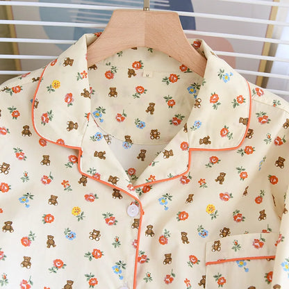 Long Sleeve Teddybear Pjs