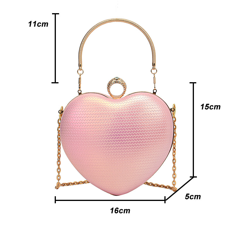 Candy Love Heart Evening Bag - All Colours