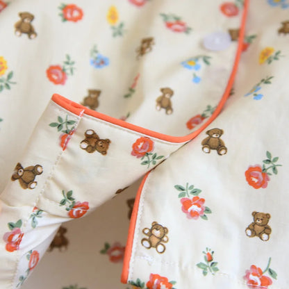 Long Sleeve Teddybear Pjs