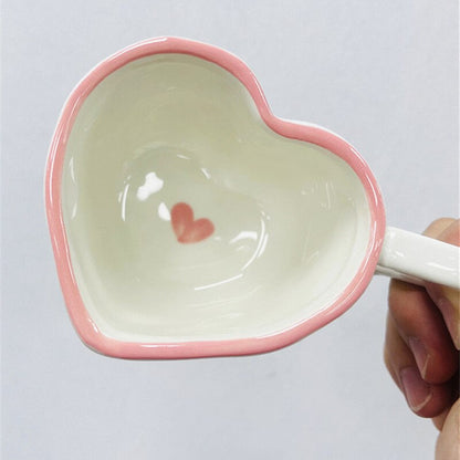 Heart Shape Ceramic Mug