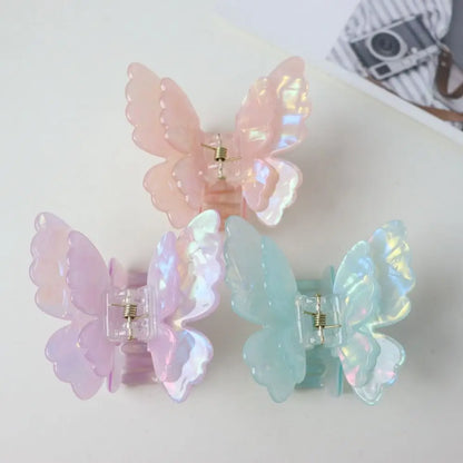 pastel coloured hair claw clip