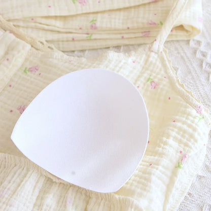 3 Piece Floral Ruffle Cotton Pj Set