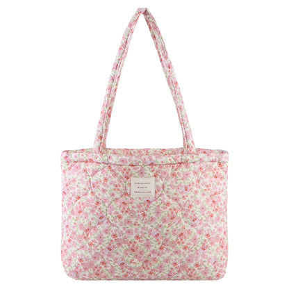 Floral Quilted Tote Bag - All Colours