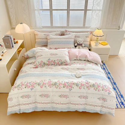 Shabby chic duvet cover set 