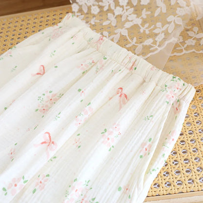 Sweet Floral Cotton Pyjamas Bottoms