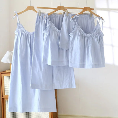 Spaghetti Strap Pastel Pyjama Set
