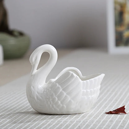 Romantic Swan Candle Holder