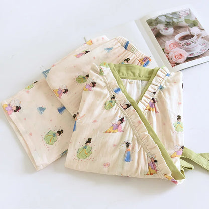 Blossom Kimono Style Wrap Pyjamas