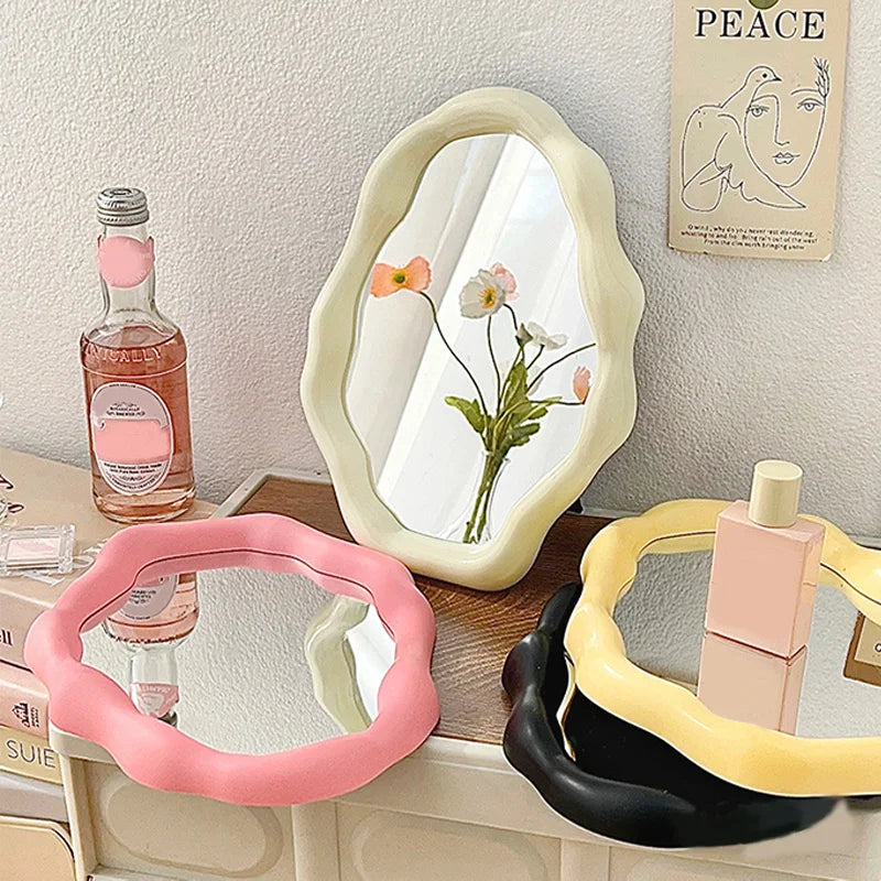 cute wavy mirror 