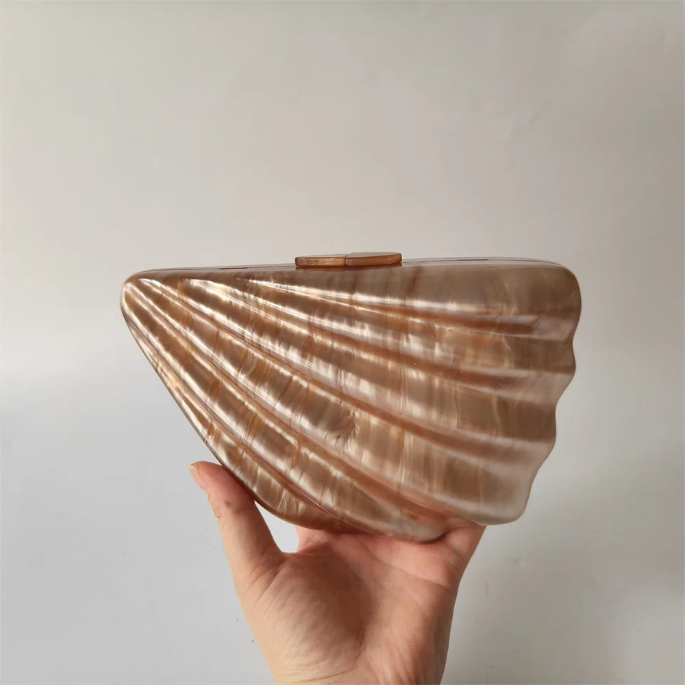 Shell Shape Clutch Bag