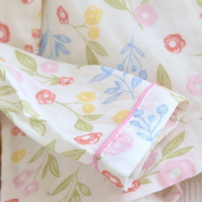 Bright Summer Floral Cotton Pjs