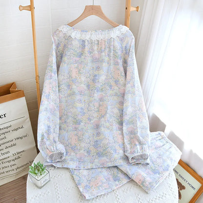 Coquette Lace Ruffle Pyjamas