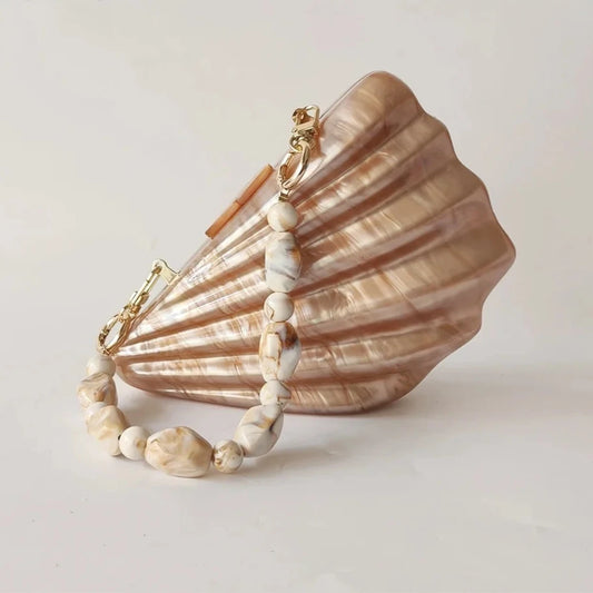 shell shape clutch bag 