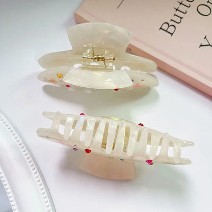 Butterfly Rhinestone Hair Claw Clip