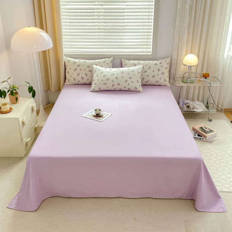 Romantic Purple Floral Bedding Set