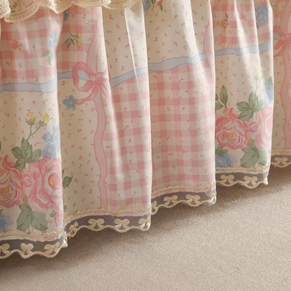 Shabby Chic Lace Ruffle Bedskirt
