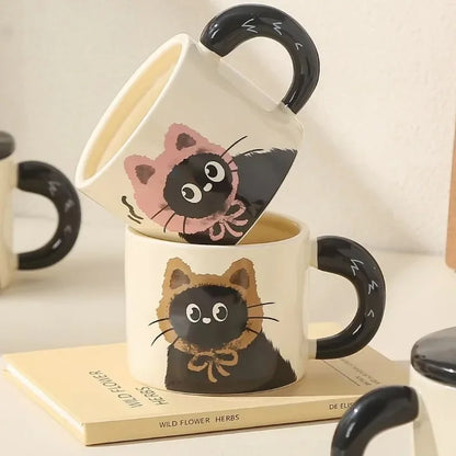 3D Cat Mug Gift Set