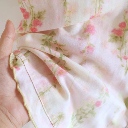 3 Piece Pink & Green Floral Pj Set