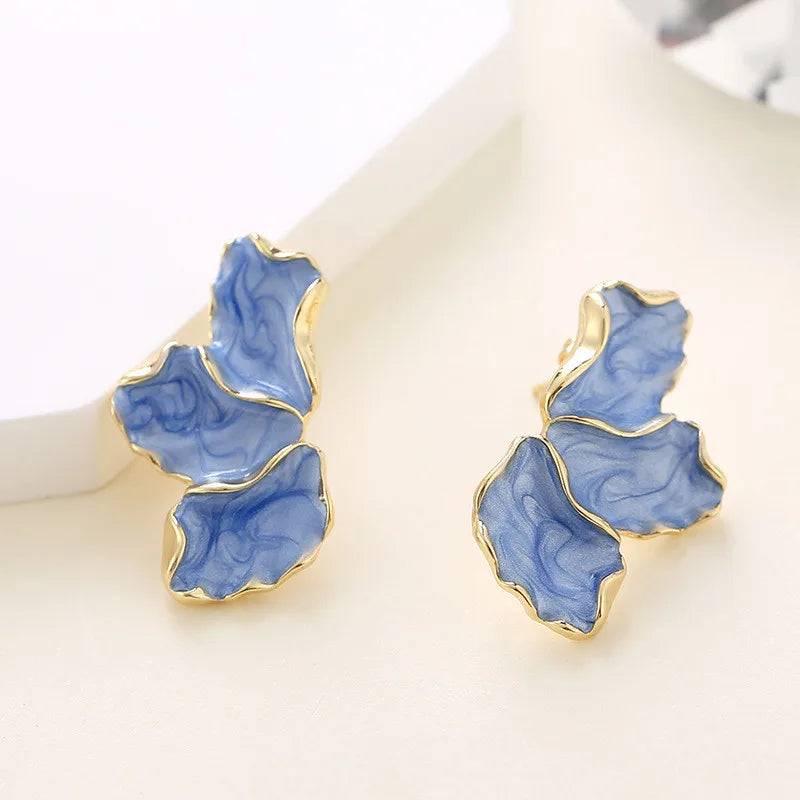 blue earrings for summer 