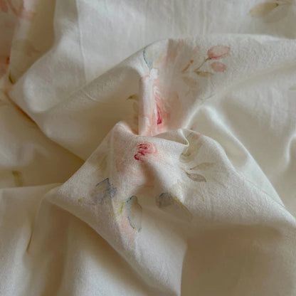Floral Lace Trim Cotton Bedding Set Creative Femininity