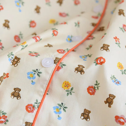 Long Sleeve Teddybear Pjs