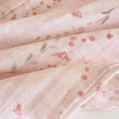 Pink & Green Kimono Wrap Floral Pyjamas