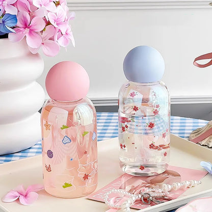 Whimsy Glass Mini Water Bottles