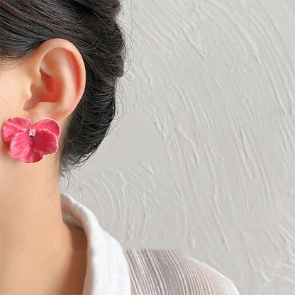 Pink Petal Earrings