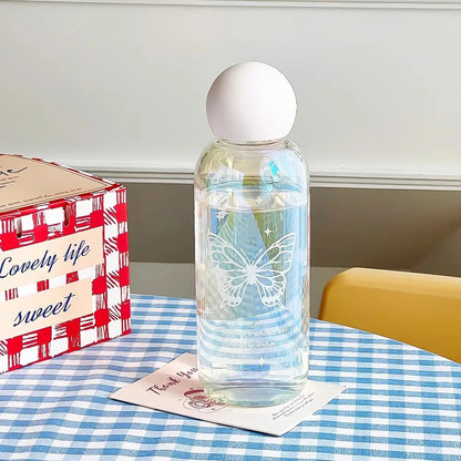 Whimsy Glass Mini Water Bottles