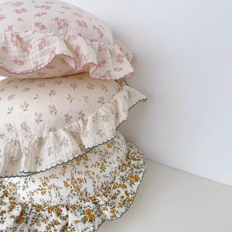 Round Ruffle Princess Pillow