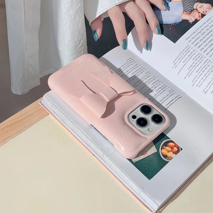 3D Bow Embossed iPhone Case