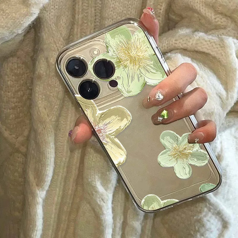 Floral Transparent iPhone Case