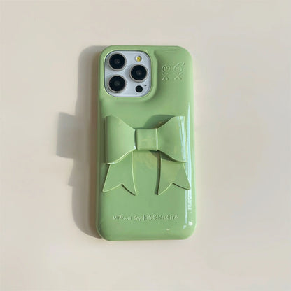 3D Bow Embossed iPhone Case
