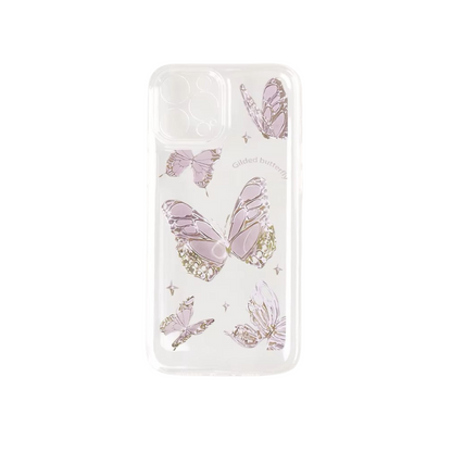 Purple Butterfly Crystal iPhone Case
