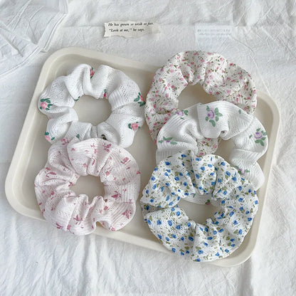 coquette hair scrunchies