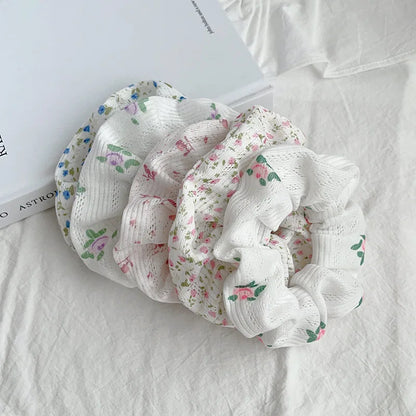 cotton hair scrunchie 