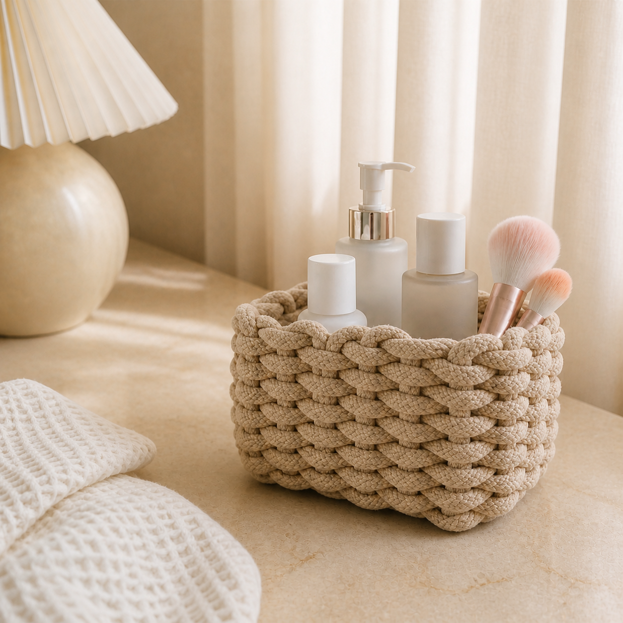 Stylish Woven Storage Basket CreativeFemininity