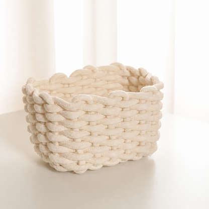Stylish Woven Storage Basket CreativeFemininity