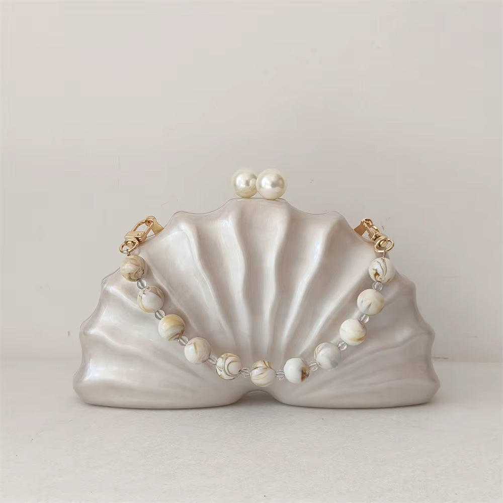 Shell Shape Clutch Minaudière - All Colours